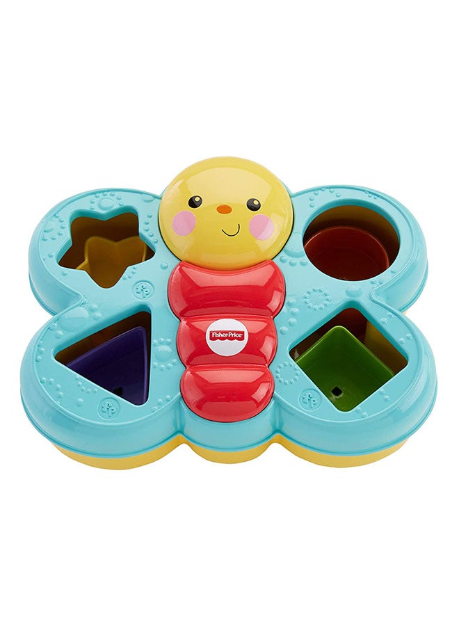 فيشر برايس لعبة تصنيف الأشكال بنمط فراشة للأطفال الصغار - Image 3