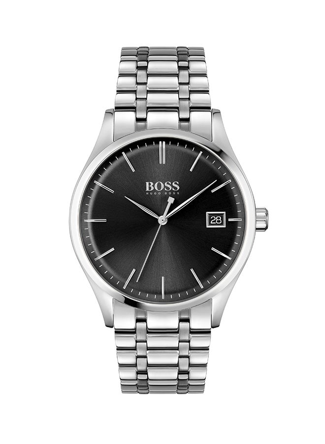 HUGO BOSS Men's Commissioner Stainless Steel Analog Watch 1513833  - Image 1
