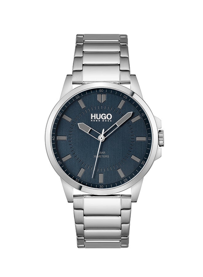 HUGO Men's First Stainless Steel Analog Watch 1530186 - Image 1
