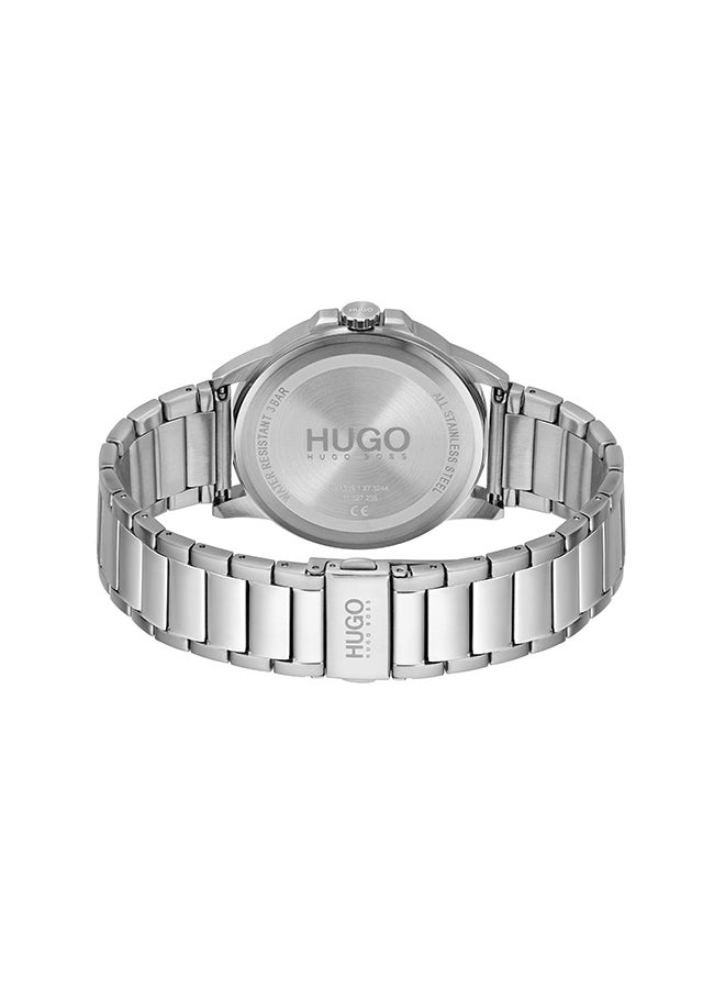 HUGO Men's First Stainless Steel Analog Watch 1530186 - Image 2