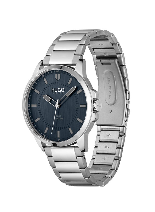 HUGO Men's First Stainless Steel Analog Watch 1530186 - Image 3
