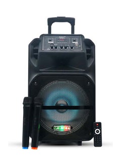 Flexy 2 -Way Portable PA System Trolley Speaker With FM FQ77TR Black ...