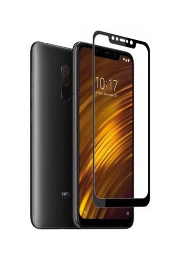 دوداو لاصقة حماية للشاشة من الزجاج المقوى لهاتف بوكو F1 شفاف/ أسود - Image 3