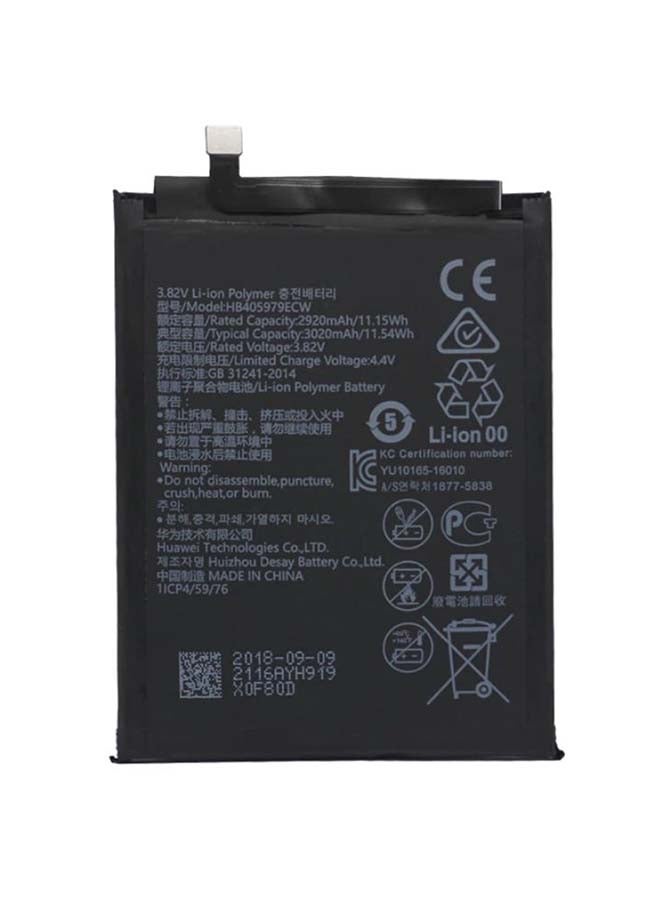 Captaintech 3020.0 mAh Replacement Battery For Huawei NOVA CAZ-AL10 CAZ-TL00 Enjoy 6S Honor 6C 5C Pro Holly 4 Black - Image 1