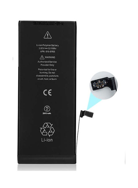 2915.0 mAh Replacement Battery For Apple iPhone 6 Plus Black