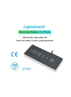 Captaintech 1715.0 mAh Replacement Battery For Apple iPhone 6s Black  - Image 2