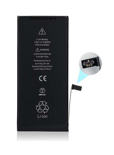 2900.0 mAh Replacement Battery For Apple iPhone 7 Plus Black
