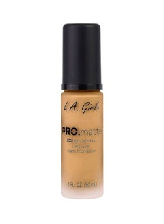 LA Girl Pro-Matte HD High Definition Long Wear Matte Foundation Natural  - Image 1
