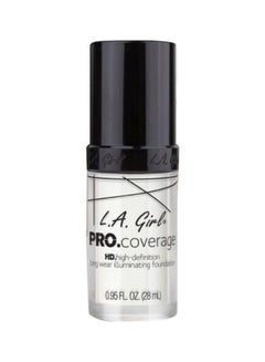 LA Girl Pro Coverage HD Long Wear Illuminating Foundation GLM641 White  Egypt