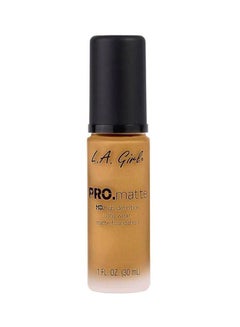 LA Girl Pro-Matte HD High Definition Long Wear Matte Foundation Soft Honey  - Image 1