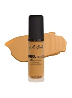 LA Girl Pro-Matte HD High Definition Long Wear Matte Foundation Soft Honey  - Image 2