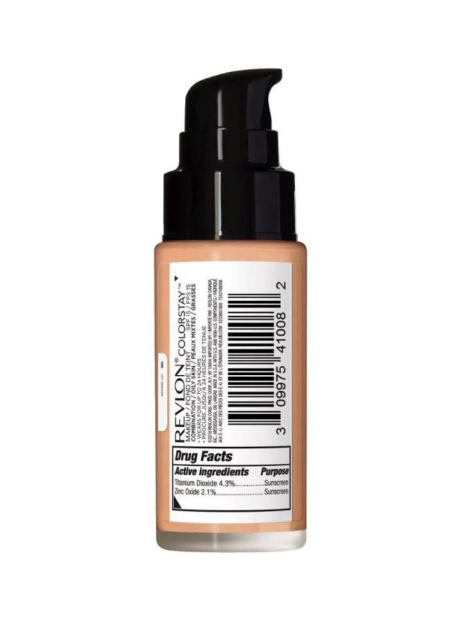 ريفلون كريم أساس سائل من كولورستاي بعامل وقاية من أشعة الشمس 15 300 بيج ذهبي - Image 2