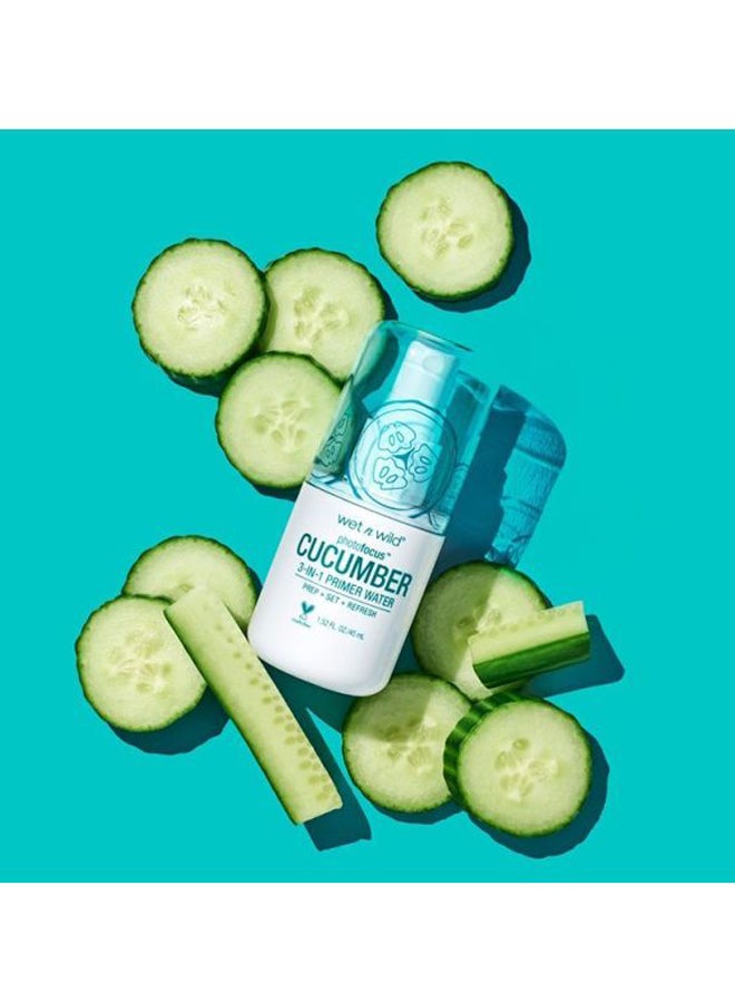 Wet N Wild 3-In-1 Photo Focus Primer Water Cool As A Cucumber  - Image 3
