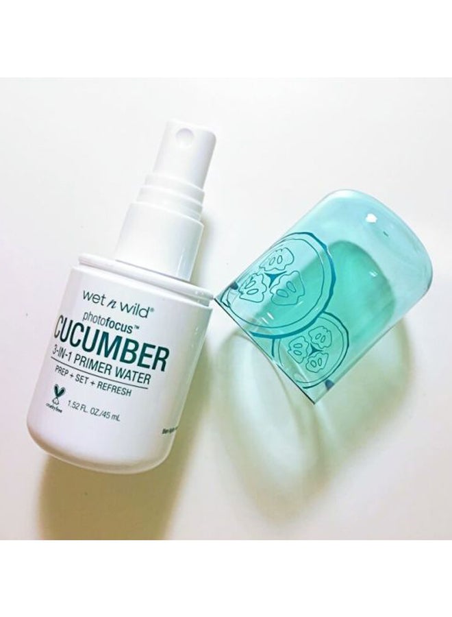 Wet N Wild 3-In-1 Photo Focus Primer Water Cool As A Cucumber  - Image 4