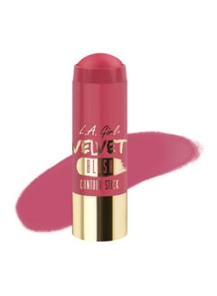 LA Girl Velvet Blush Contour Stick GCS587 Plush  - Image 2