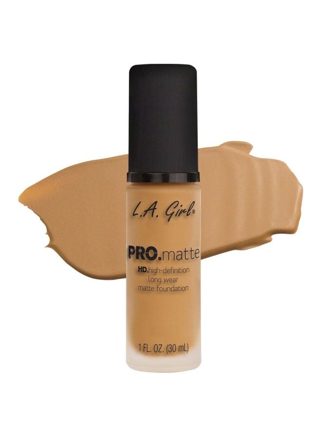 لا جيرل كريم أساس برو مات بتغطية عالية تدوم طويلاً بيج فاتح GLM676 - Image 2