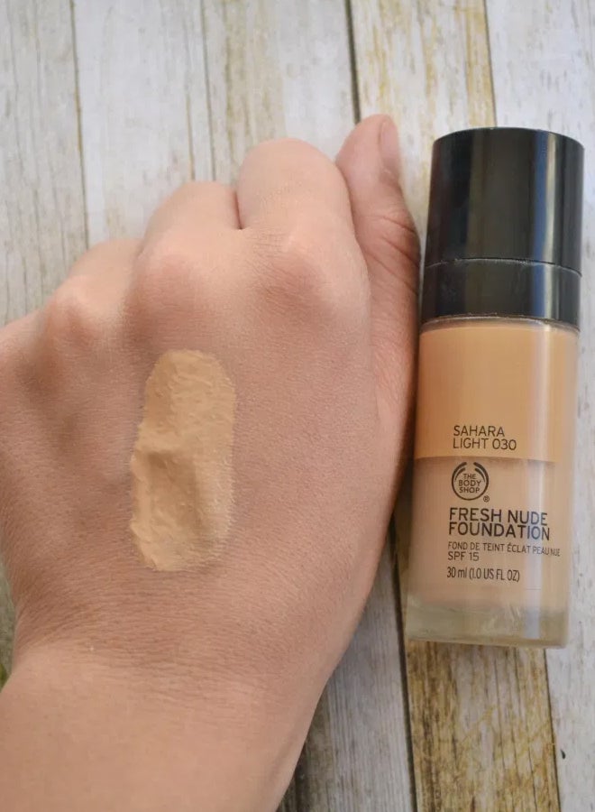 THE BODY SHOP - Fresh Nude Foundation SPF15 030 Sahara Light - Image 1