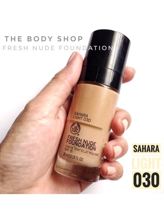 THE BODY SHOP - Fresh Nude Foundation SPF15 030 Sahara Light - Image 1