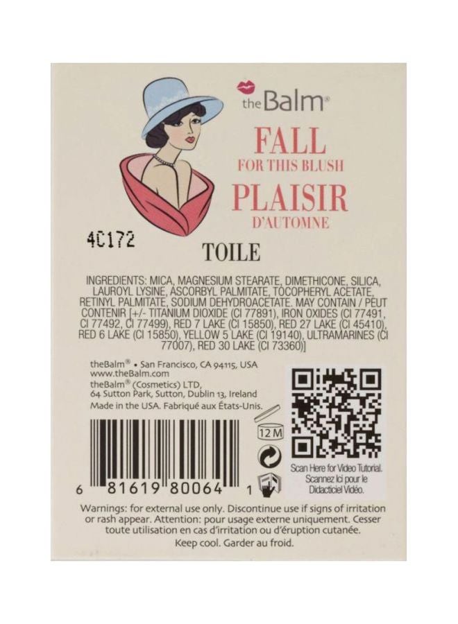 ذي بالم مسحوق بودرة حمرة الخدود إنستاين يدوم طويلاً قماش بلون الفراولة - Image 2