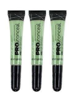 LA Girl 3-Piece Pro.Conceal HD Concealer Set 992 Green  - Image 1