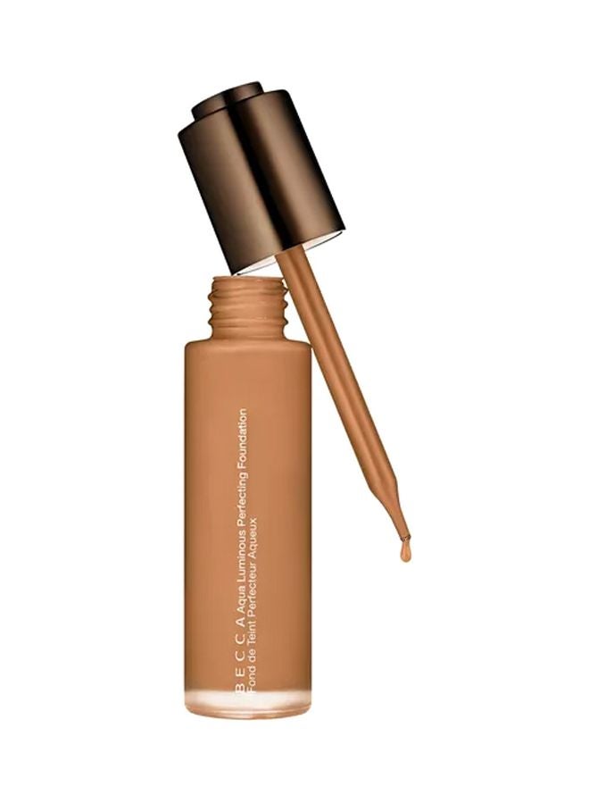 BECCA Aqua Luminous Perfecting Foundation Dark Golden - Image 2