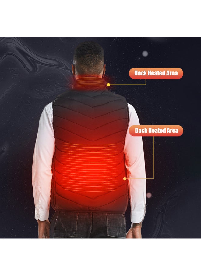 Generic - USB Heated Portable Electric Warm Vest Black - Image 1