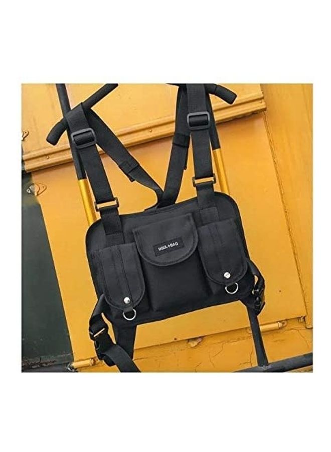 حقيبة عملية للارتداء في الشارع . أسود - Image 4