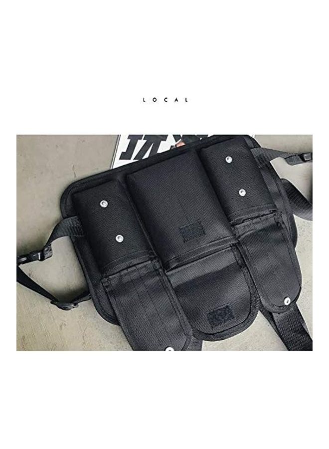 حقيبة عملية للارتداء في الشارع . أسود - Image 5