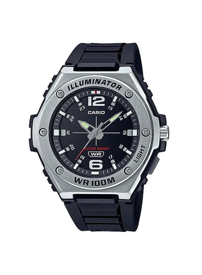 CASIO Men's Analog Men ,Black Dial ,Resin Band Watch - Image 1