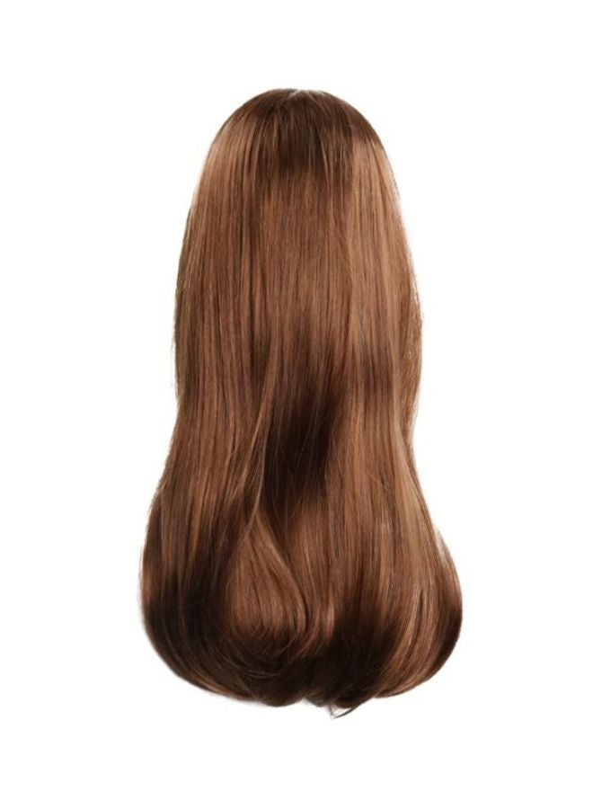 فوبيري شعر مستعار طويل ومسترسل بني 8x4x4سم - Image 2