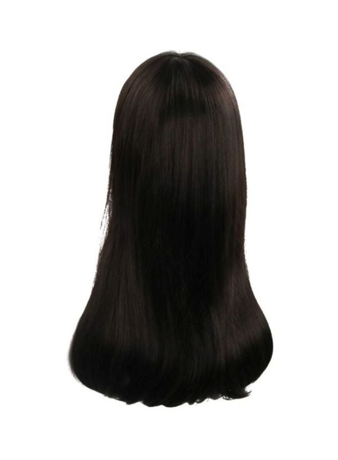 Voberry Long Straight Wig Black 8x4x4centimeter - Image 2