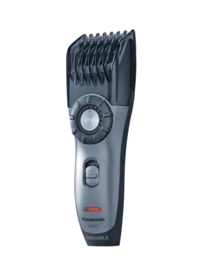 Panasonic - Rechargeable Beard/Hair Trimmer Silver/Black - Image 1