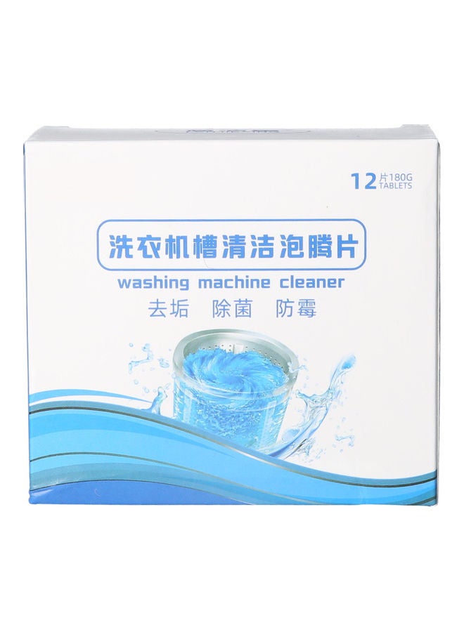 Generic - 12-Pieces Washing Machine Cleaner Tablets Blue - Image 1