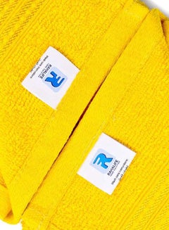 Rahalife Cotton Hand Towel Yellow 40x70cm  - Image 4