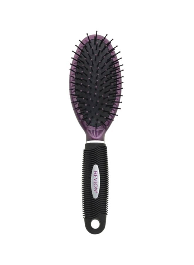 Comfort And Style Oval Cushion Brush Black/Purple - v1616489635/N13985102A_1