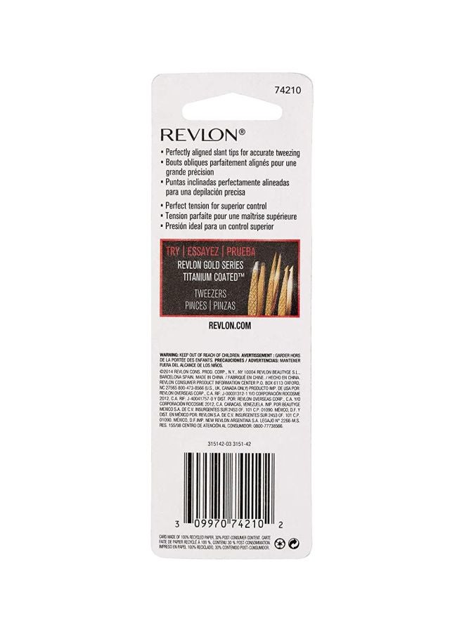 Revlon - Slant Tip Expert Tweezer Black - Image 1