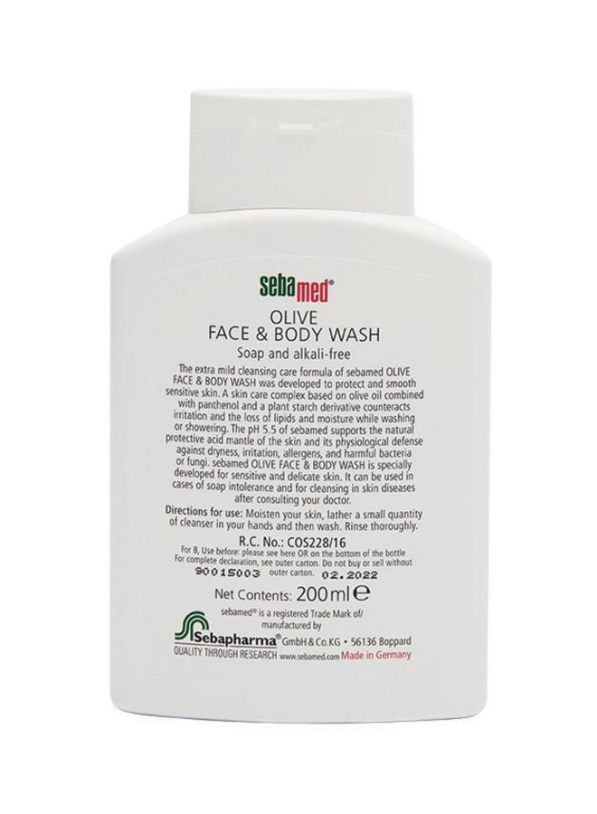 سيباميد صابون سائل للاستحمام للوجه والجسم بزيت الزيتون 200ملليلتر - Image 3