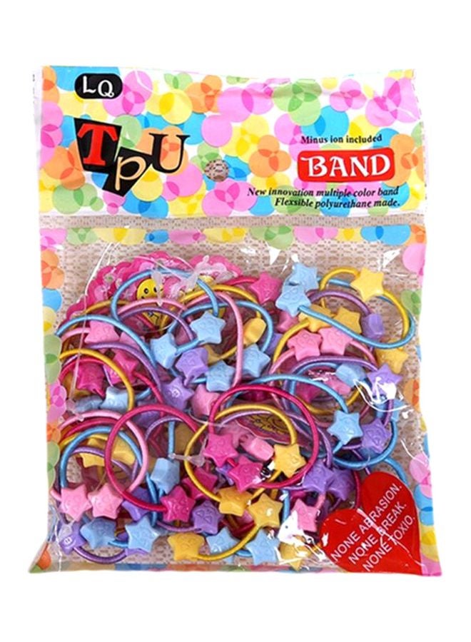 Sharpdo 50-Piece Hair Band Multicolour 3cm  - Image 1