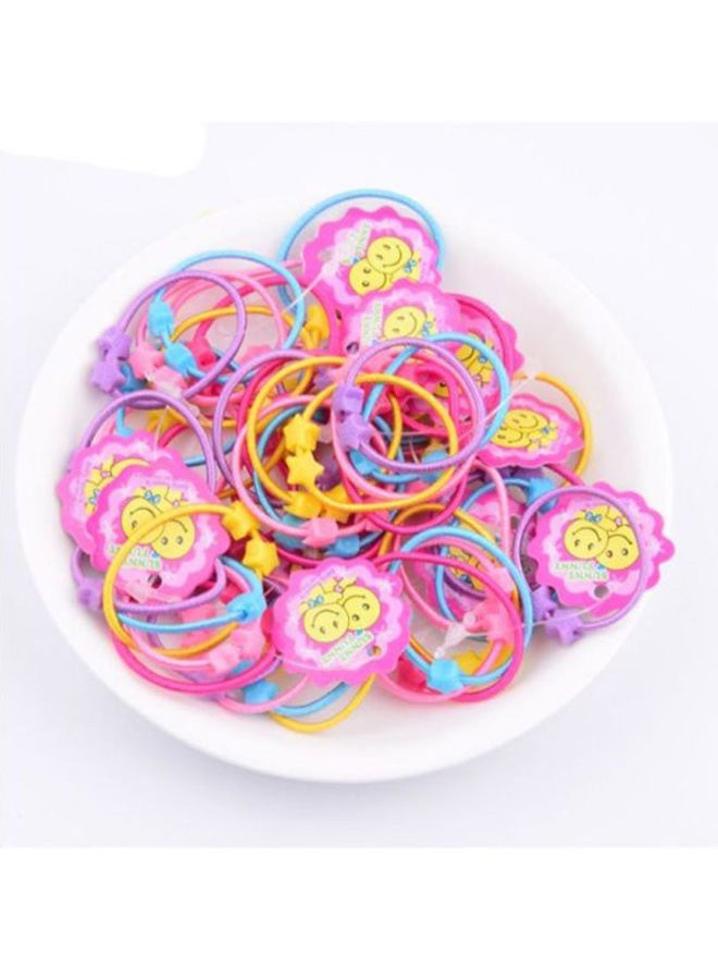 Sharpdo 50-Piece Hair Band Multicolour 3cm  - Image 2