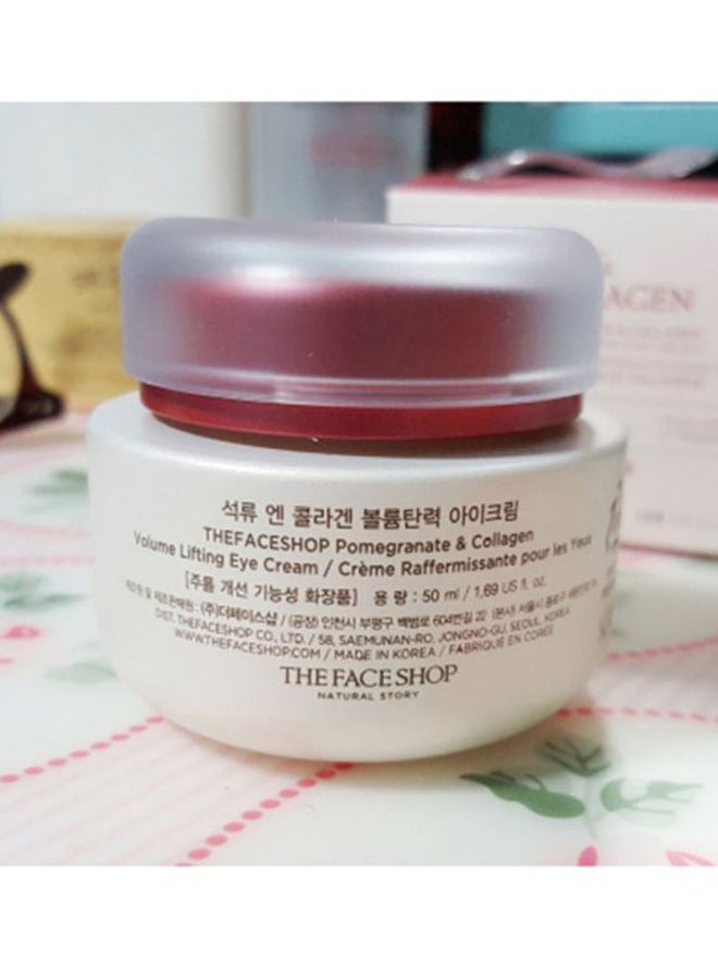 THE FACE SHOP Pomegranate And Collagen Volume Lifting Eye Cream 50ml - Image 2