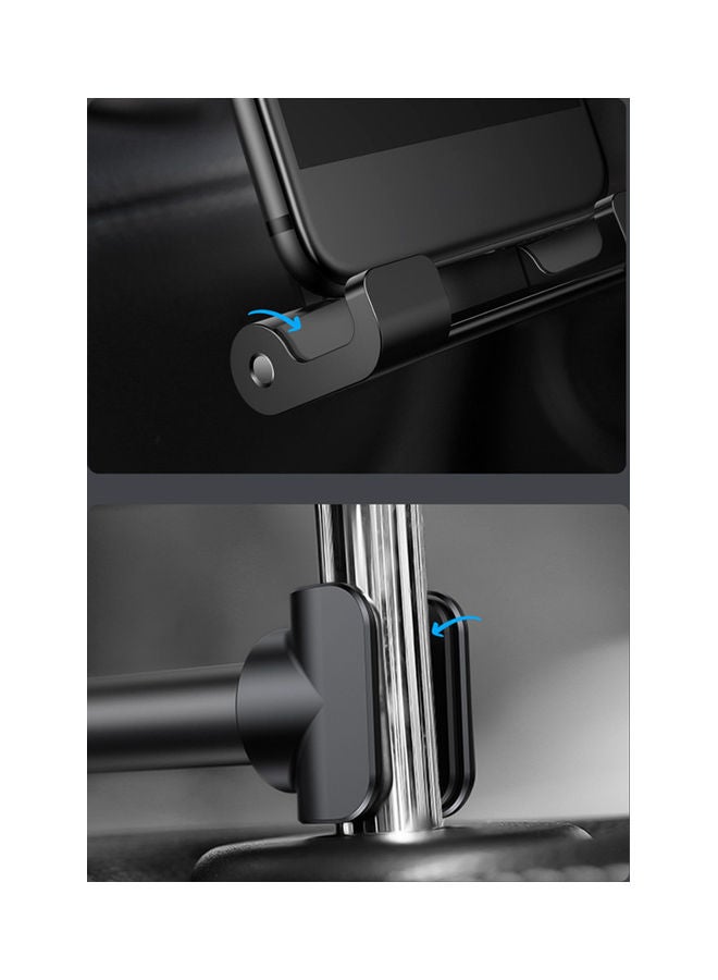 Baseus Car Phone Stand Back Seat Bracket Foldable Clip Mount Black  - Image 5