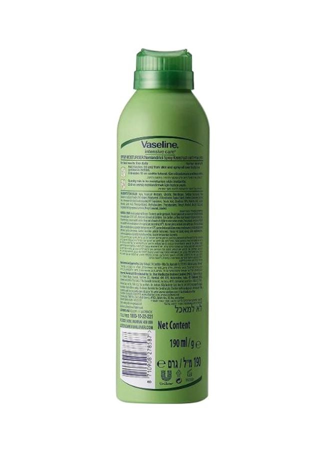 Vaseline Intensive Care aloe Soothe Moisturizer Sprayer, 190 ml 190ml - Image 2