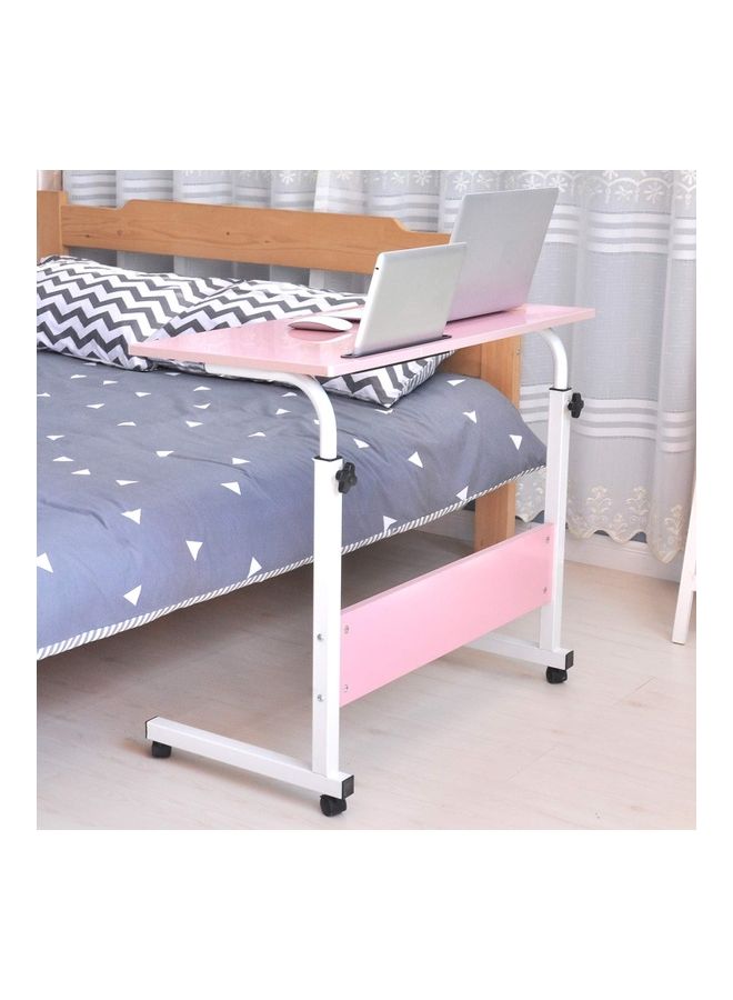 مكتب قابل للتعديل وردي 80x40x90سم - Image 2