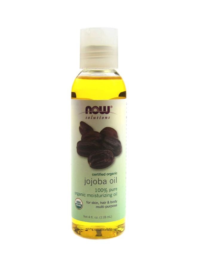 Now Foods Jojoba Pure Moisturizing Oil Yellow 118ml  - Image 1
