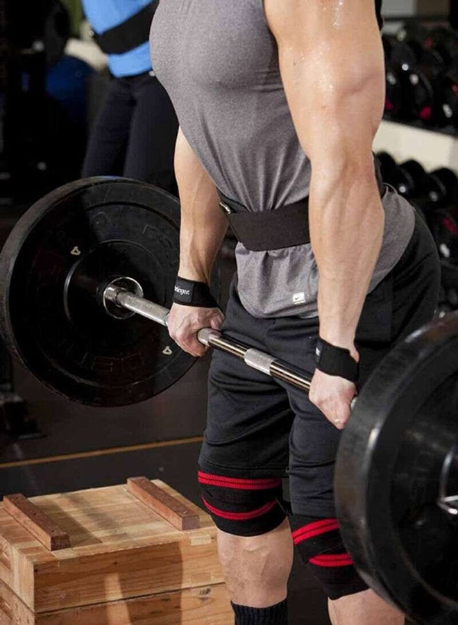 Beauenty 2-Piece Professional Weightlifting Elastic Knee Brace 2meter - Image 2