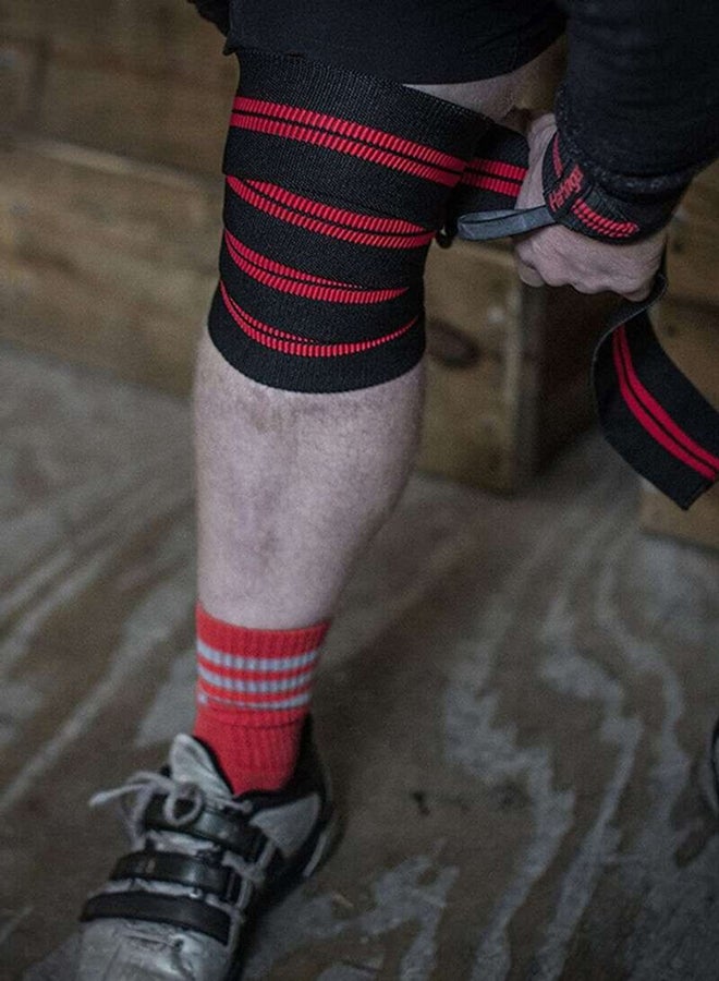 Beauenty 2-Piece Professional Weightlifting Elastic Knee Brace 2meter - Image 4