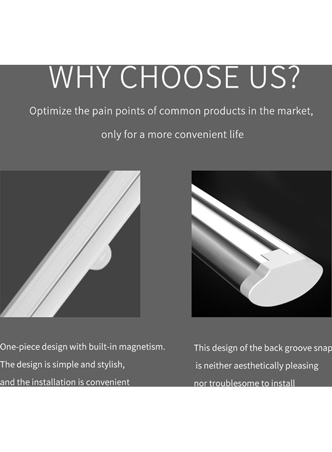 Generic Human Body Inductive LED Tube Light Cool White  - Image 5