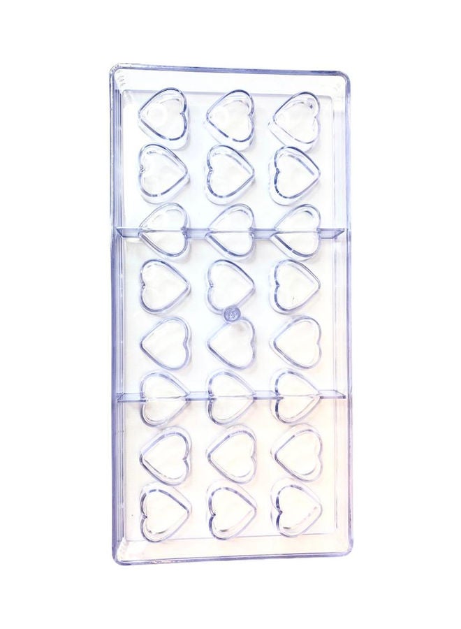 Heart Shaped Mould Clear 13x2x27cm - Image 2