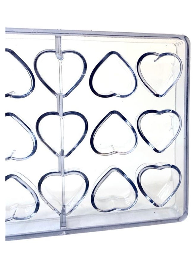 Heart Shaped Mould Clear 13x2x27cm - Image 4