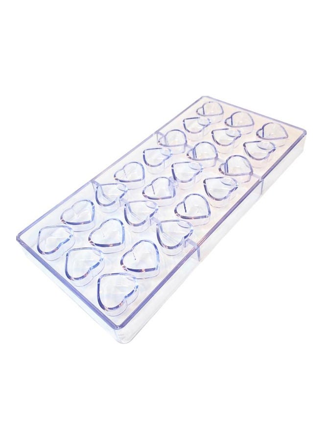 Heart Shaped Mould Clear 13x2x27cm - Image 1